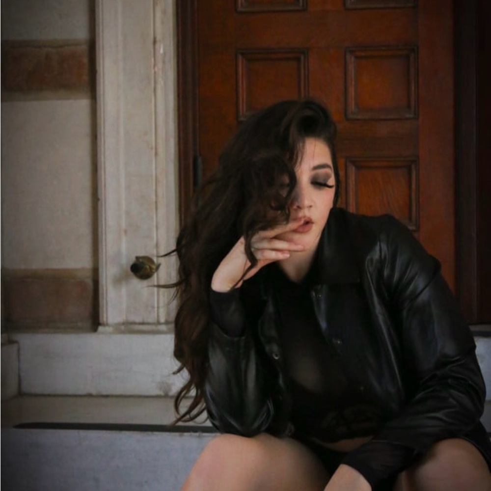 Black leather coat - Picture 5 of 5